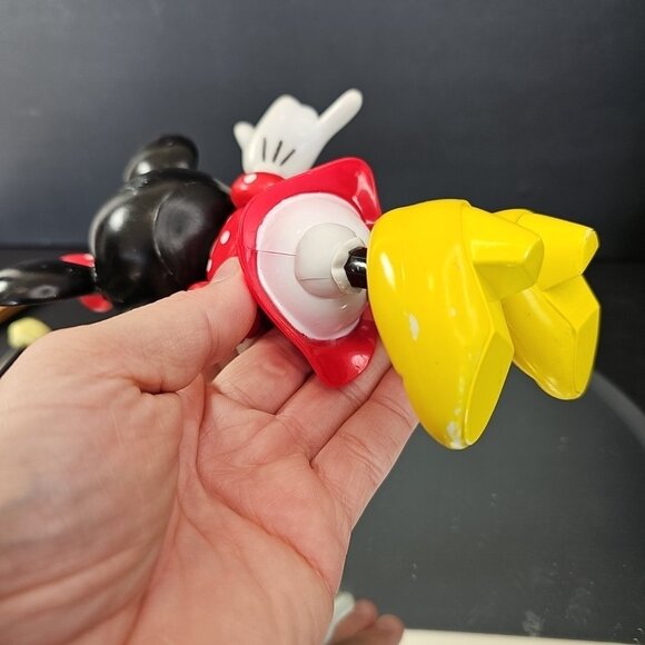 Vintage Minnie Mouse Articulated Figurine Walt Disney 8" Toy - Picture 11 of 12